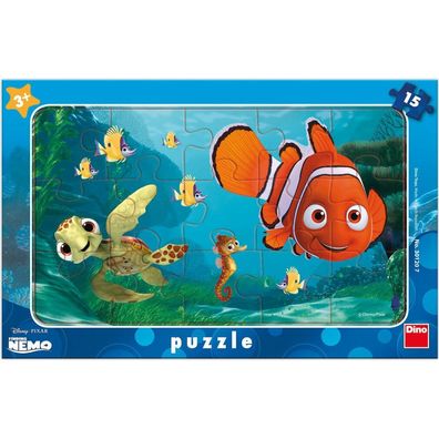 DINO Puzzle Findet Nemo: Nemo und die Schildkröte 15 Stück