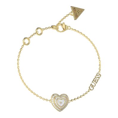Schönes vergoldetes Armband mit Amami-Zirkonen JUBB04027JWYGWHS