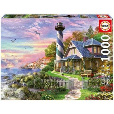 Leuchtturm in der Felsenbucht Puzzle 1000Stück