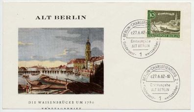 BERLIN 1962 Nr 219 BRIEF FDC X5BC702