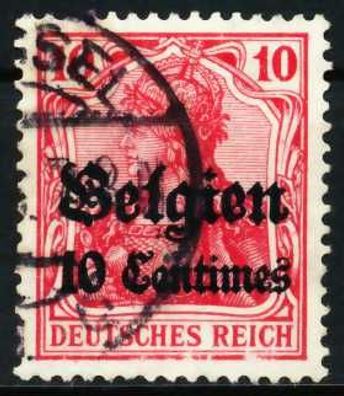 BES 1WK LP Belgien Nr 3 gestempelt X629B02