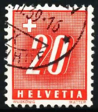 Schweiz PORTO Nr 57z gestempelt X631EC6