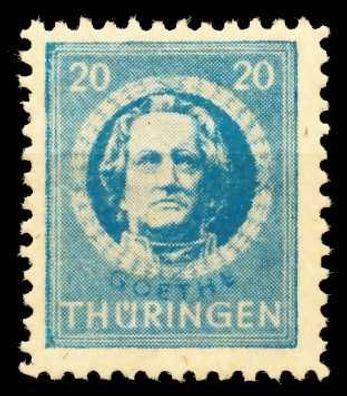 SBZ Thüringen Nr 98AYz2 postfrisch X667BEA