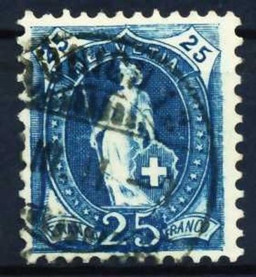 Schweiz ST. HELV Nr 67Ca zentrisch gestempelt X696D0E