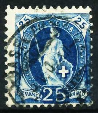 Schweiz ST. HELV Nr 67Ca zentrisch gestempelt X696D26