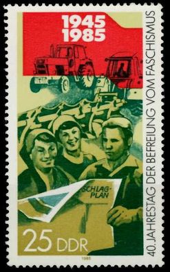DDR 1985 Nr 2943 postfrisch SB0E136