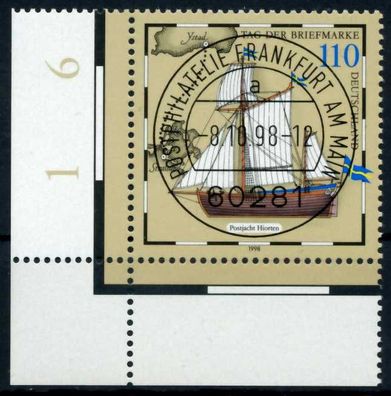 BRD 1998 Nr 2022 zentrisch gestempelt ECKE-ULI X6C952A
