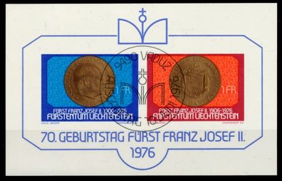 Liechtenstein BLOCK Kleinbogen Block 10 ESST S5450EE