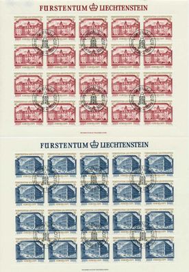Liechtenstein BLOCK Kleinbogen Nr 692KB-693KB E S5452B6