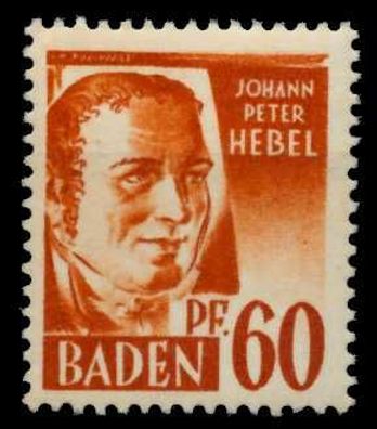 FZ BADEN 1. Ausgabe Spezialisiert Nr 10yvII postfrisch X7B7FB6