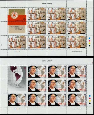 MALTA BLOCK Kleinbogen Nr 885KB-886KB postfrisch S56127E