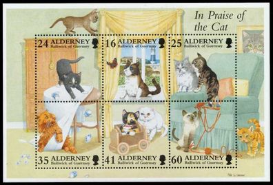 Alderney Block 02 postfrisch S00B00A