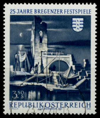 Österreich 1970 Nr 1334 zentrisch gestempelt X7F352A