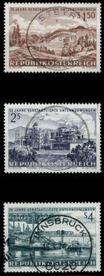 Österreich 1971 Nr 1373-1375 gestempelt X7FE3EE