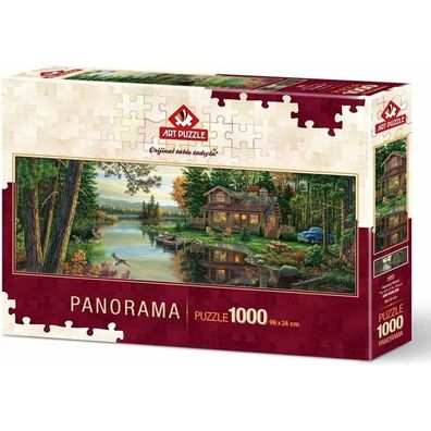 ART PUZZLE Panoramapuzzle Rast in der Hütte 1000 Teile