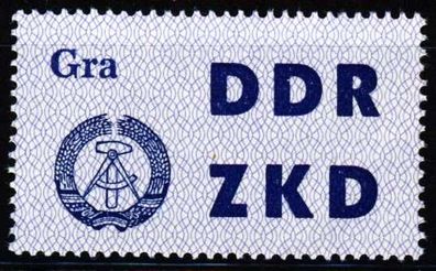 DDR DIENST Laufkontrollzettel Nr 6 postfrisch S666E06