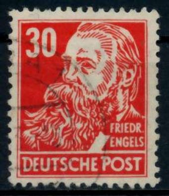 SBZ ALLG. Ausgaben Nr 222c gestempelt X8E11EE