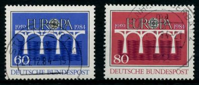 BRD BUND 1984 Nr 1210-1211 zentrisch gestempelt X6A649A