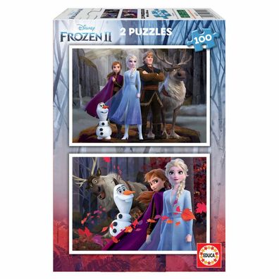 Disney Eingefroren 2 Puzzle 2x100Stück