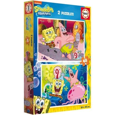 Sponge Bob Puzzle 2x48Stück