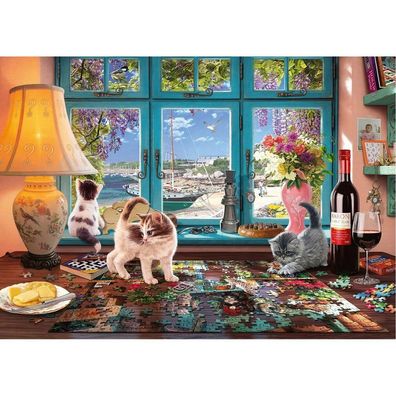 Schmidt Puzzle Tisch für Puzzle-Liebhaber 1000 Teile