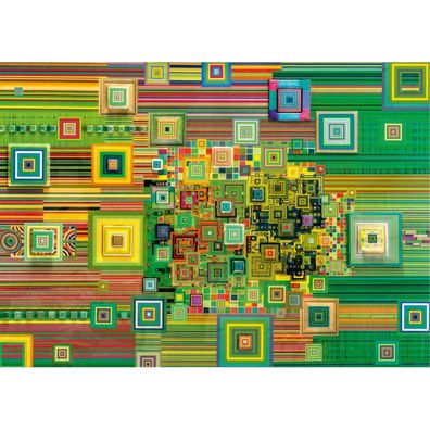 Schmidt Puzzle Grüne Flashdisk 1000 Teile