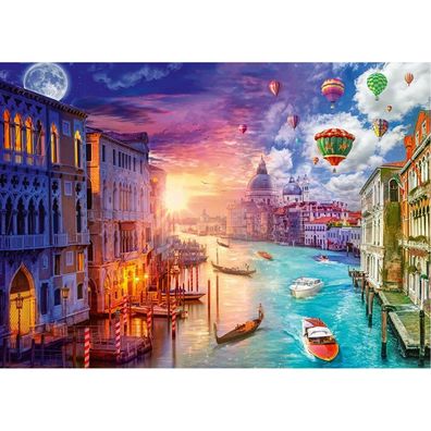 Schmidt Puzzle Tag und Nacht: Venedig 1000 Stück