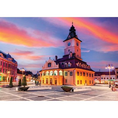ENJOY Puzzle Rathausplatz, Brasov, Rumänien 1000 Teile