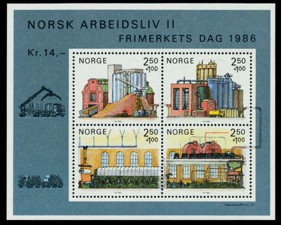 Norwegen Block 6 postfrisch S018DCA