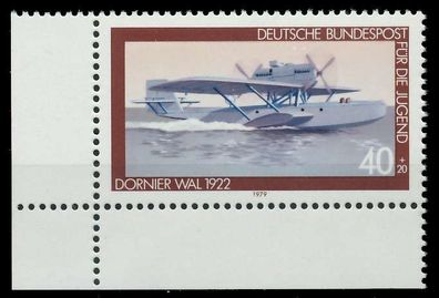 BRD 1979 Nr 1005 postfrisch ECKE-ULI X807702