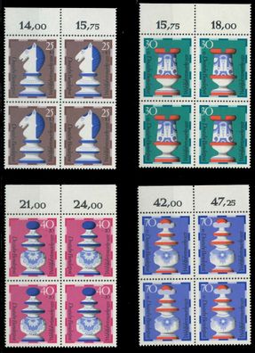BRD 1972 Nr 742-745 postfrisch Viererblock ORA X84F136