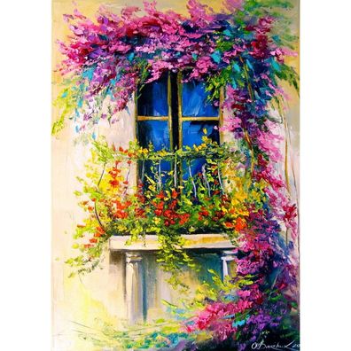 ENJOY Puzzle Blühender Balkon 1000 Teile