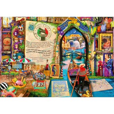 Bluebird Puzzle Das Leben als offenes Buch: Venedig 4000 Stück