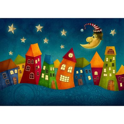 ENJOY Puzzle Bunte Häuser 1000 Teile