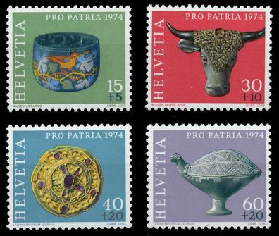 Schweiz PRO PATRIA Nr 1031-1034 postfrisch X657732