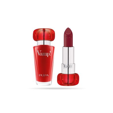 Vamp! Paraben-Free Volume Cream Lipstick 300 Scarlet Bordeaux 3.5 g