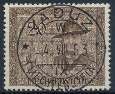 Liechtenstein 1953 Nr 316 EST zentrisch gestempelt X133502