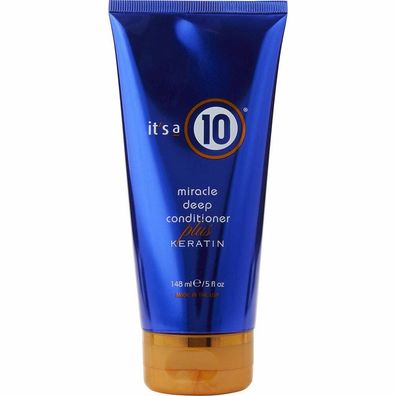 It's a 10 Miracle Deep Plus Keratin Hair Conditioner Anti-Frizz 148 ml