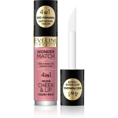 Eveline Wonder Match Erröten und Lippenstift 4in1 Nr. 03 4.5ml