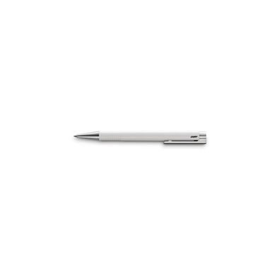 LAMY Kugelschreiber logo M+ white weiß Schreibfarbe blau