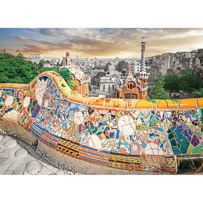 Eurographics Puzzle Barcelona - Park Güell 1000 Teile