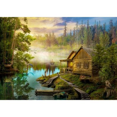 ENJOY Log Cabin am Fluss 1000 Stück