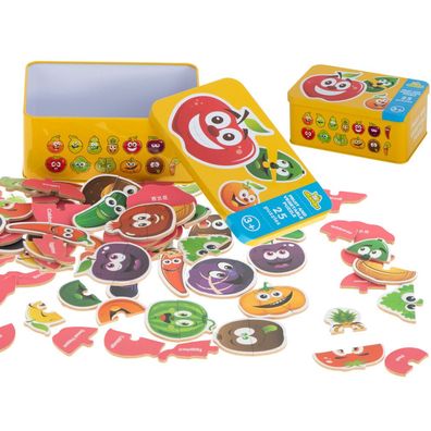 Obst/Gemüse Dosenpuzzle 25 Puzzles