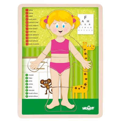 Puzzle ''Menschlicher Körper'' - Holka CZ