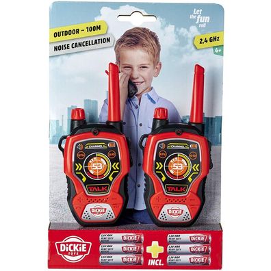 Dickie Toys - Rotes Walkie Talkie (2,4 Ghz)