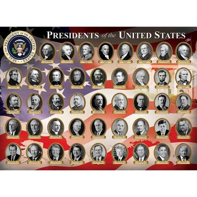 Eurographics Puzzle Präsidenten der Vereinigten Staaten von Amerika 1000 Teile