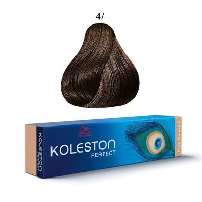 Koleston Perfect Permanent Haarfärbemittel 4/ Mittelbraun 60 ml