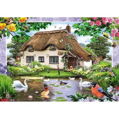 Schmidt Puzzle Romantisches Häuschen 500 Teile