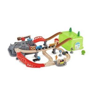 Eisenbahn-Baukasten-Set