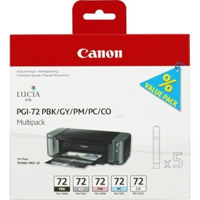 Canon Tinte Multipack PGI-72 PBK/GY/PM/PC/CO
